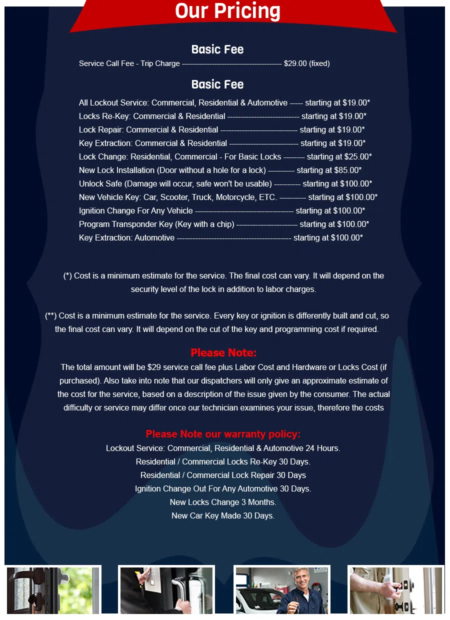 South Holland Locksmith Store South Holland, IL 708-629-3212 - Pricelist-3